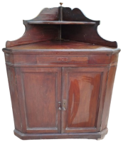 1920 AHSAP MASIF KİLİSE KOSE VİTRİN DOLAP CEKMECELİ CİFT KAPILI RAFLI TOREN DOLAP SARAPLIK