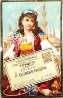 OSMANLI RENKLİ TEBRİK KARTI KARTPOSTAL ARKASI YAZISIZ