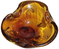 1650 MURANO BAL AMBER VE KAHVERENGI TONLARI RENK TONUNDA KULLUK MASA SEHBA UZERİ