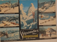 1970 KARTPOSTAL TEBRİK KART AVUSTURYA'NIN ASCHAU-CIHIEMGAU BOLGESINDEN ASCHAU IM CHIEMGAU, BAVARYA-ALPLER BOLGESI