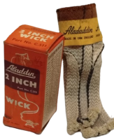 ORİJİNAL ALADDIN PINK 2 INCH GAZ LAMBA FİTİLİ - MADE IN ENGLAND - KUTUSU VE TALİMATI İLE - KOLEKSİYONLUK