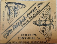 CİFTE KELEBEK BURSA İBRİSİMLERİ SATIS DEPOSU MARPUTLULAR EMİROGLU HAN Y. TIRPANCI