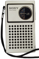 1972 ORİJİNAL SONY TR - 4170 SOLID STATE CEP RADYOSU 6 TRANSİSTÖRLÜ  JAPONYA MALI ÇALIŞIR DURUMDA