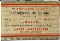 1951 DEVLET DEMİRYOLLARI PERSONELİNE ÖZEL CACODYLATE DE SOUDE AMPUL KUTUSU HAVER LAB. İSTANBUL ÇOK NADİR