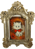 ESTETİK VE ZERAFETİN BULUŞMASI BAROK TARZ REZEN DÖKÜM ÇERÇEVE GUMUS KAPLAMA