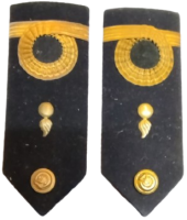 1960 TC TÜRK ASKERİ DENİZ KUVVETLERİNDE KULLANILAN BİR ÇİFT ANTİKA OMUZ APOLETİDİR