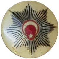 1950 TÜRK POLİS TEŞKİLATI'NA AİT ANTİKA RETRO DÖNEM BİR YAKA ROZETİ