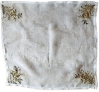 1900 OSMANLI ALTIN TEL KIRMA CEVRE DORT KENER EL İSLEME KARE FORMDA OZEL GUNLER İCİN