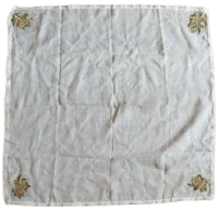 1900 OSMANLI ALTIN TEL KIRMA CEVRE DORT KENER EL İSLEME KARE FORMDA OZEL GUNLER İCİN