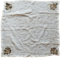 1900 OSMANLI ALTIN TEL KIRMA CEVRE DORT KENER EL İSLEME KARE FORMDA OZEL GUNLER İCİN