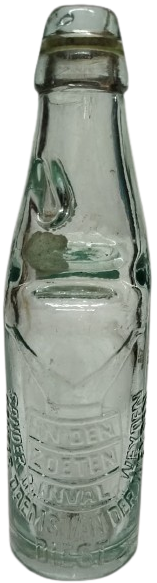 OSMANLI PAZARINDA SATILAN SANDER DAEMS VAN DER WEYDEN DIEST IN DEN ZOETEN INVAL BİLYALI CAM GAZOZ VE MADEN SUYU ŞİŞESİ