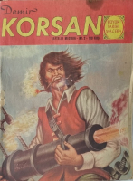1960 TÜRKİYE BASIMI NADİR DEMİR KORSAN  BUYUK TARİHİ MACERA  KÜLTÜR MAGAZİN DERGİSİ MECMUA SAYI 2