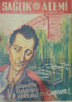 1956 OCAK SAĞLIK ALEMİ DERGİSİ SAYI 4 VEREM KONULU NADİR KOLEKSİYONLUK ANTİKA DERGİ