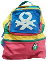 1980 VINTAGE ORJINAL UNITED COLORS OF BENETTON RENKLI SIFIRTAN FARKSIZ KOLEKSIYONLUK SIRT CANTAS