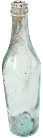 1930 TEKEL İNHİSARLAR SİSE MARKA KABARTMA YAZILI ERKEN CUMHURİYET DÖNEMİ NADİR İCKİ SODA VE MADEN SUYU ŞİŞESİ