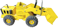 1970 MIGHTY TONKA LOADER VINTAGE SARI DEMİR KEPÇELİ DOZER  KONDİSYONLUK BUYUK BOYDA OYUNCAK
