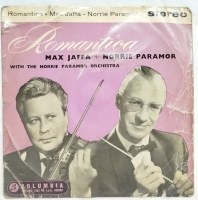 MAX JAFFA VE NORRIE PARAMOR ORCHESTRA ROMANTICA 45LIK PLAK COLUMBIA REKOR 1960 İNGİLTERE BASIM NADİR STEREO EXTENDED PLAY GRUP