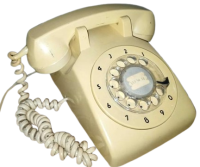 PTT TARAFINDAN ABONELERİNE AYLIK FATURAYA YANSITILARAK KİRAYA VERİLEN KANADA LİSANSLI BAKALİT MEKANİK KREM RENKDE CEVİRMELİ TELEFON