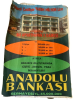 ANADOLU BANKASI DÖNEM BASKI REKLAM AFİŞİ