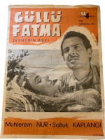 ''GÜLLÜ FATMA / ZEYNEBİN AŞKI'' DÖNEM BASKI FİLM AFİŞİ