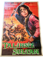 ''TALİHSİZ SULTAN'' DÖNEM BASKI ÇİZİM FİLM AFİŞİ