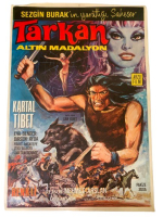 TARKAN ''ALTIN MADALYON'' DÖNEM BASKI ÇİZİM AFİŞ