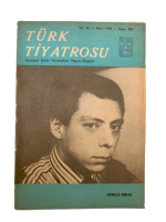 TÜRK TİYATROSU DERGİSİ ''GENCO ERKAL'' KAPAK
