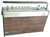 1970 VINTAGE SIEMENS CLUB RK 231 PORTABLE RADIO PRODUCED IN THE  FOR ANALOG BROADCAST LISTENING.CANTA RADYO