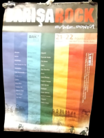 BARIŞAROCK 2004 EVİMİZ DÜNYA FESTİVALİ ORİJİNAL KONSER AFİŞİ KOLEKSİYONLUK NADİR MÜZİK EPHEMERASI