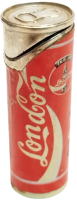 1980 VİNTAGE COCA COLA İÇECEK TENEKE KUTUSU TASARIMLI LONDRA SOUVENIR GAZLI CEP ÇAKMAĞI
