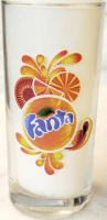FANTA KOLEKSİYONERLERİ VE NOSTALJİ SEVERLER İÇİN NADİDE 1990 LAR VINTAGE CAM MEŞRUBAT BARDAĞI 1 ADET BARDAK