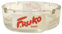 1970 ORİJİNAL FRUKO LOGOLU NOSTALJİK CAM KÜLLÜK KOLEKSİYONERLER İÇİN EŞSİZ BİR RETRO PARÇADIR