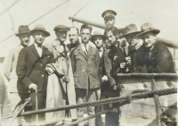 1929 ERKEN CUMHURİYET DÖNEMİ DENİZCİLİK VE SEYAHAT HATIRASI ORİJİNAL SİYAH BEYAZ  OSMANLICA YAZILI ANTİKA FOTOĞRAF