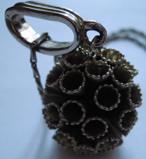  TOPUZ ÖZEL TASARIM ZİNCİRLİ METAL KOLYE 