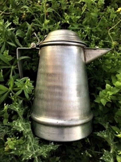  ANTİKA CAYDANLIK METAL ALİMÜNYUM KAPAKLI KULPLU