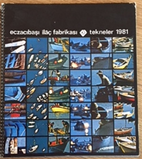  ECZACIBAŞI İLAÇ FABRİKASI  TEKNELER TEMALI FOTOGRAFLAR 1981 KUŞE KAGIT