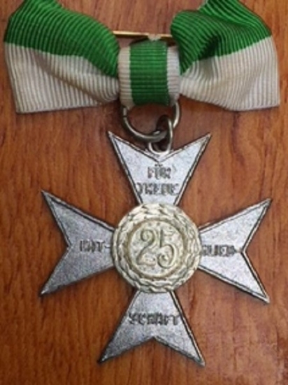 FÜR TREUE MIT-GLIED SCHAFT 1864 1866 1870 YILLARINDA ALMAN GAZİLERE VERİLEN MADALYA 