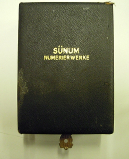 MATBAA BASIM SIRALI NUMARA BASIMINDA MEKANİK NUMUNATÖR SÜNUM NUMERIER WERKE 