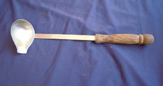 STANIL ESS STEEL PASLANMAZ AHŞAP SAPLI SERVİS KEPCE 