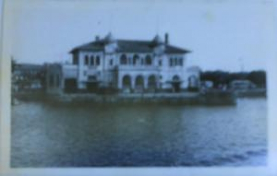 1958 KADIKÖY İSKELE ORJİNAL FOTOĞRAF SİYAH BEYAZ 