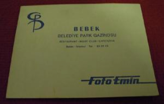BEBEK BELEDİYE PARK GAZİNOSU RESTAURANT - NIGHT CLUB - CAFETERYA BEBEK - İSTANBUL FOTO EMİN 