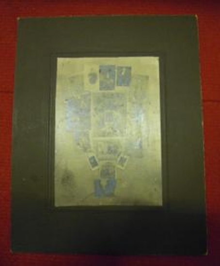 OSMANLI SİYAH BEYAZ AİLE FERTLERİNİN OLDUĞU FOTOĞRAF 