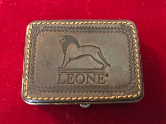LEONE SEYEHAT TRAŞ TAKIMI ORJİNAL METAL DERİ KAPLI KUTUSUNDA 