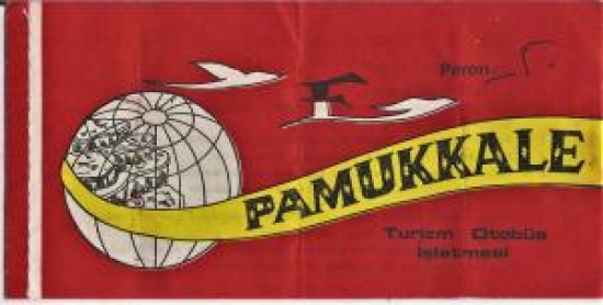 PAMUKKALE TURİZM OTOBÜS BİLETİ İSTANBUL İZMİR ARASI 1979 YILI 