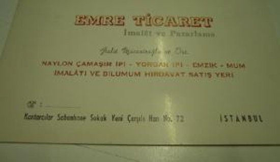 EMRE TİCARET İMALAT VE PAZARLAMA NAYLON ÇAMAŞIR İPİ - YORGAN İPİ - EMZİK - MUM İMALATI 