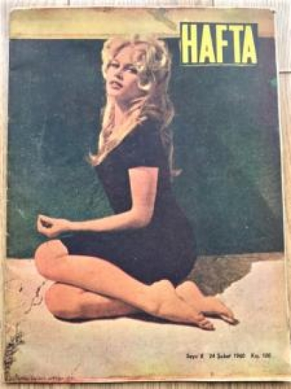 HAFTALIK DERGİ HAFTA DERGİSİ 8.SAYI 24 ŞUBAT 1960 100 KRŞ 