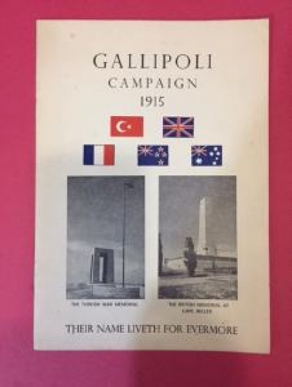 GALLİPOLİ CAMPAİGN  1915   DARDANEL ÇANAKKALE SAVAŞI DERGİSİ  1971 BASIMI 
