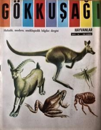 GÖKKUŞAĞI HAFTALIK MODERN ANSİKLOPODİK DERGİ 250 KURUŞ 1965 SAYI 16 
