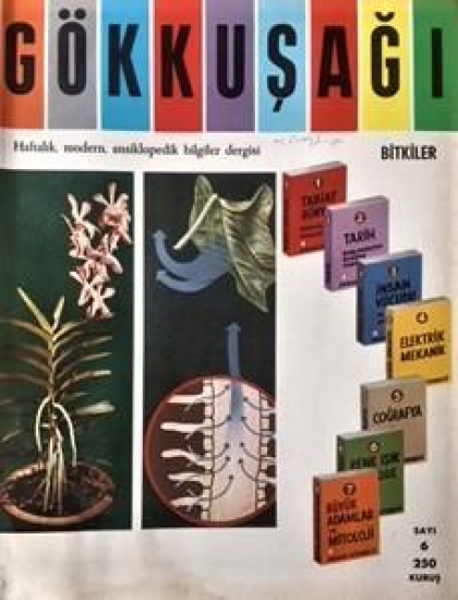 GÖKKUŞAĞI HAFTALIK MODERN ANSİKLOPODİK DERGİ 250 KURUŞ 1965 SAYI 6 