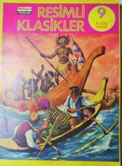 RESİMLİ KLASİKLER 9 CİZĞİ ROMAN MERCAN ADASI TARASKONLU TATARİN 